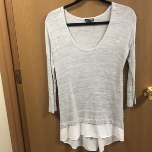 Express 3/4 sleeve shirt